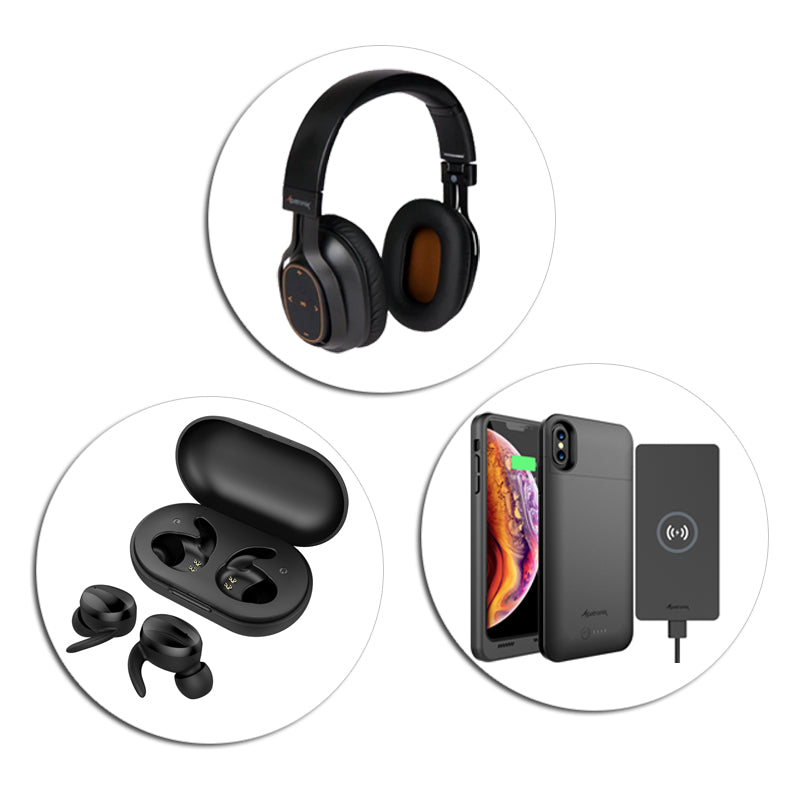 Other products including Bluetooth Headphones, Speakers, Earbuds, Wireless Chargers and More!