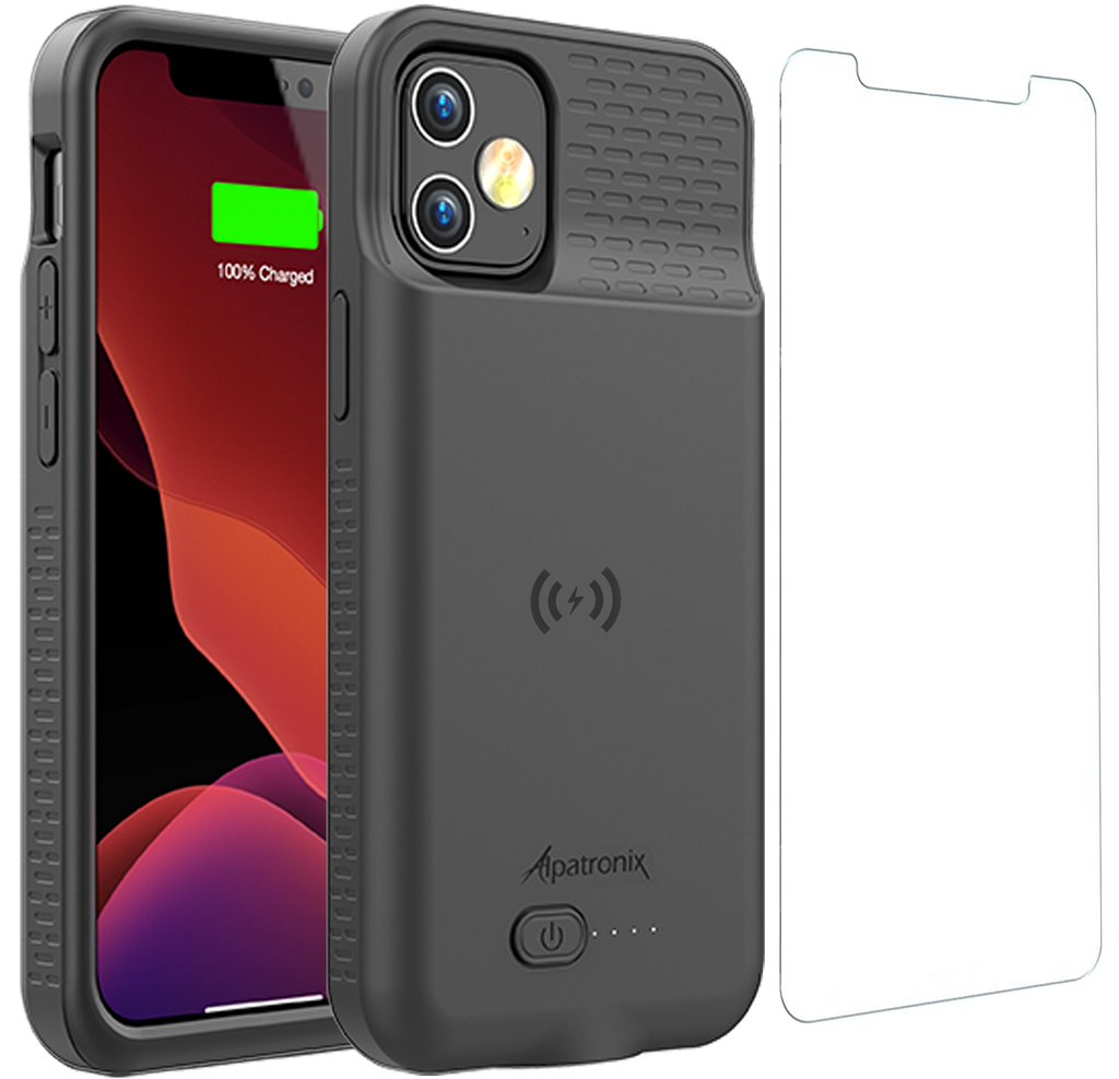 BX13mini FlexTop Battery Case for iPhone 13 mini With Wireless Charging  (5.4 inch) - Black