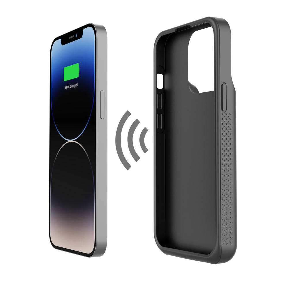 iPhone 15 Pro Max Battery Case 10000mAh, 18W Fast Charging Pass Through,  Wireless Charging Supported, RuggedJuicer Extended Battery Charger with