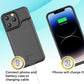 Battery Case for iPhone 15/15 Pro with Wireless Charging (BX15)