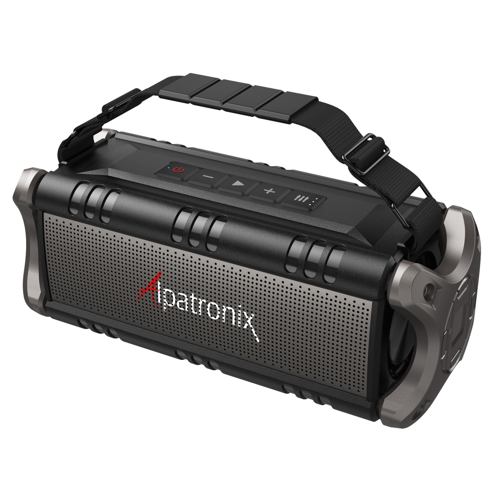 Alpatronix AX500 HD 60W Portable Waterproof Bluetooth® Stereo Speaker