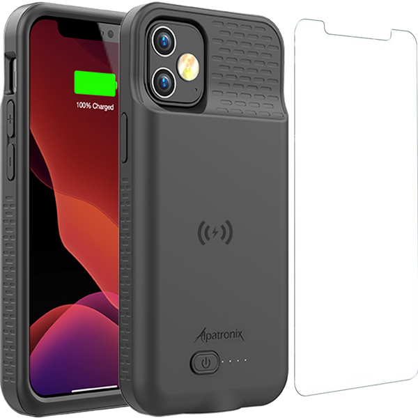 iPhone 12 mini Battery Case with Wireless Charging and Lightning 